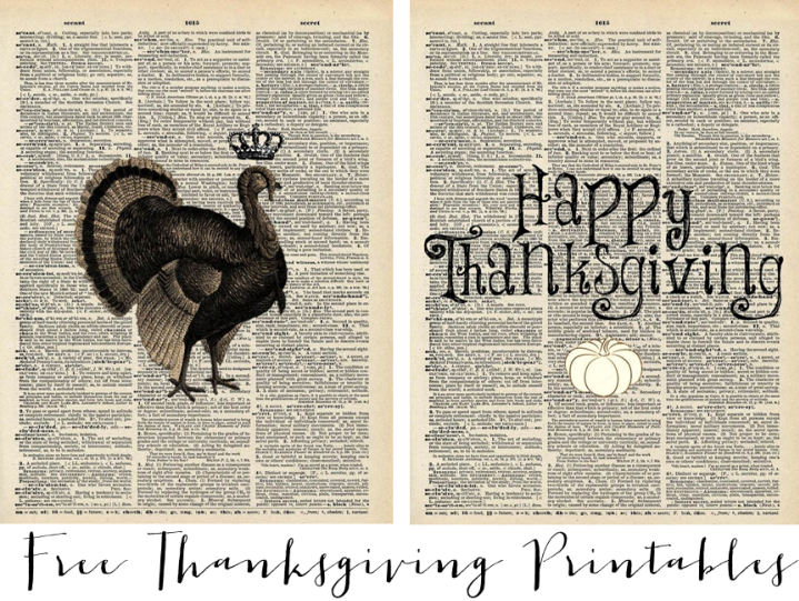 Free Thanksgiving Printables from House of Hargrove