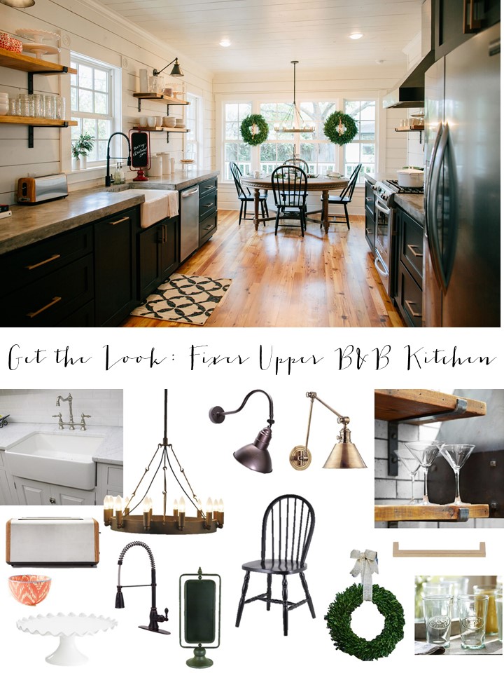 Get The Look Fixer Upper B B Farmhouse Kitchen House Of Hargrove