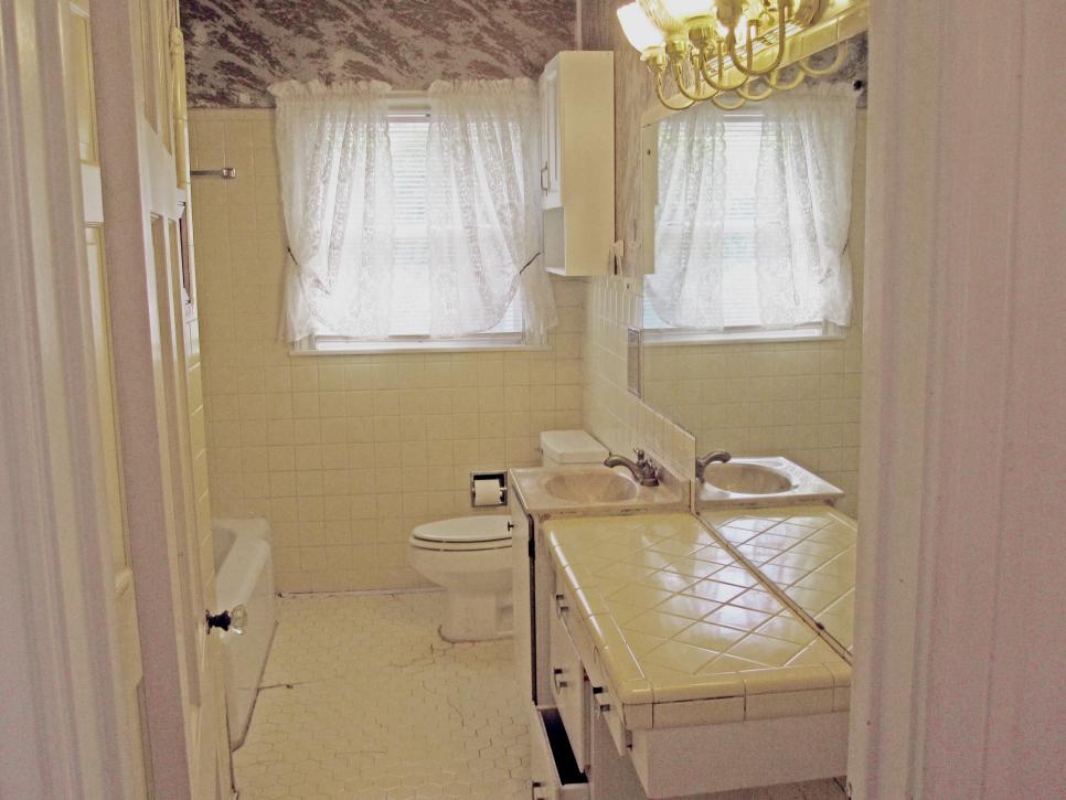 bathrooms makeovers show of Hargrove Fixer &  Upper Afters House Bathroom Before