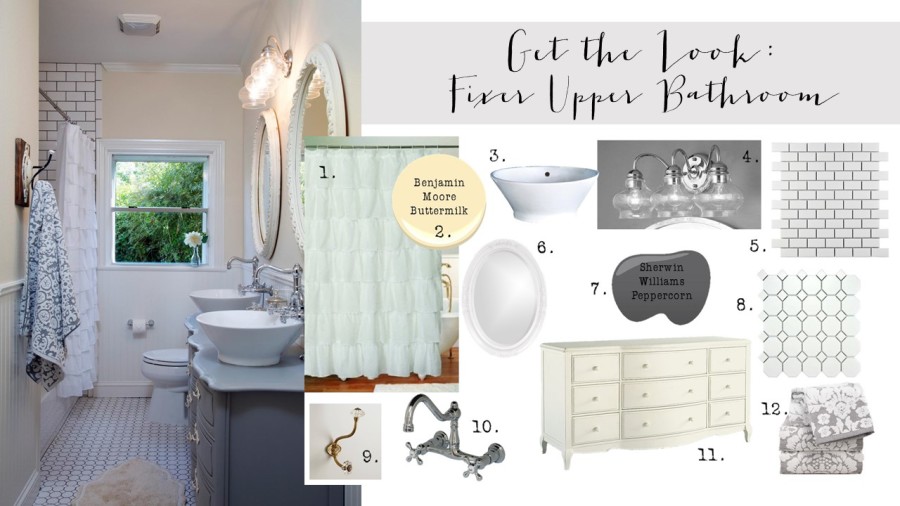 Get the Look Fixer Upper Bathroom Take 2 (3)