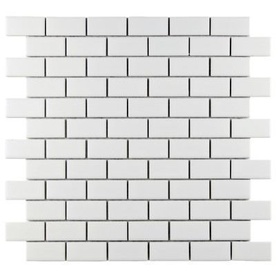 Retro-1-7-8-x-7-8-Porcelain-Glazed-Mosaic-in-Matte-White-WFFXLMSMW