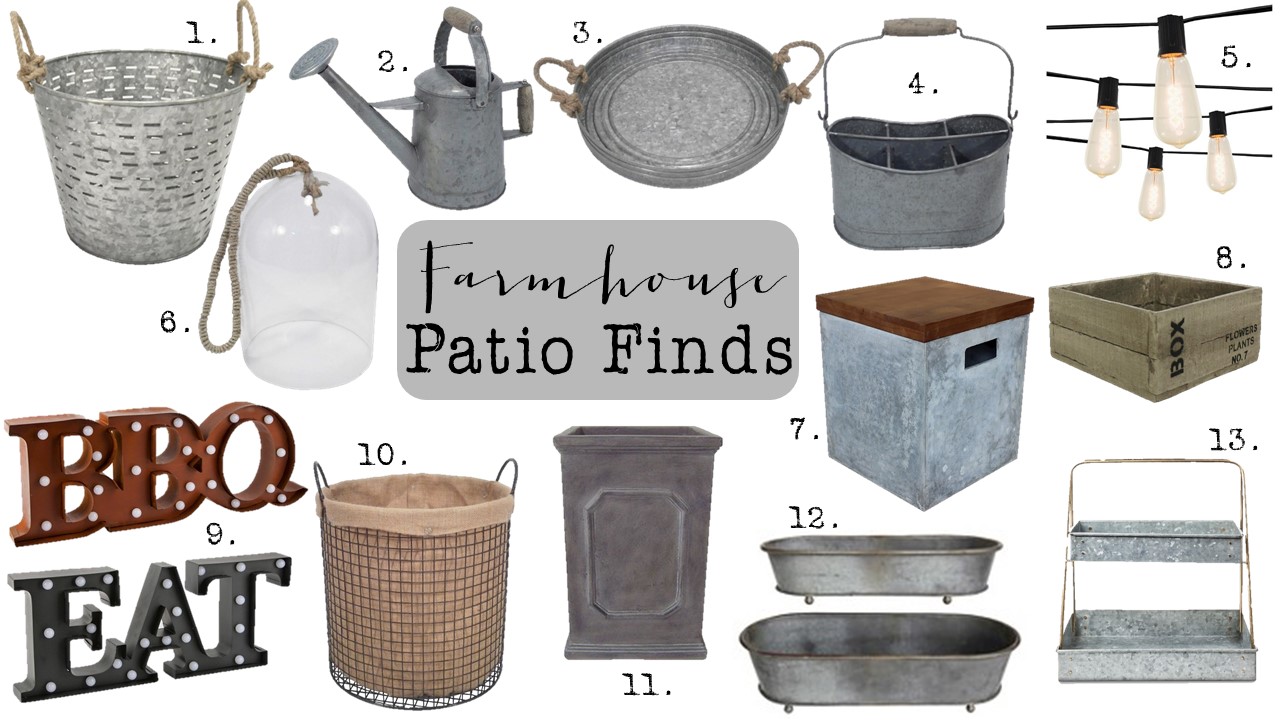 Farmhouse Patio Finds