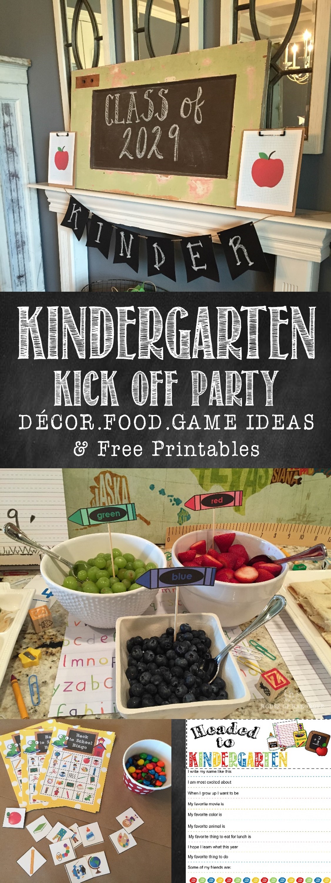 Kindergarten Kickoff Party