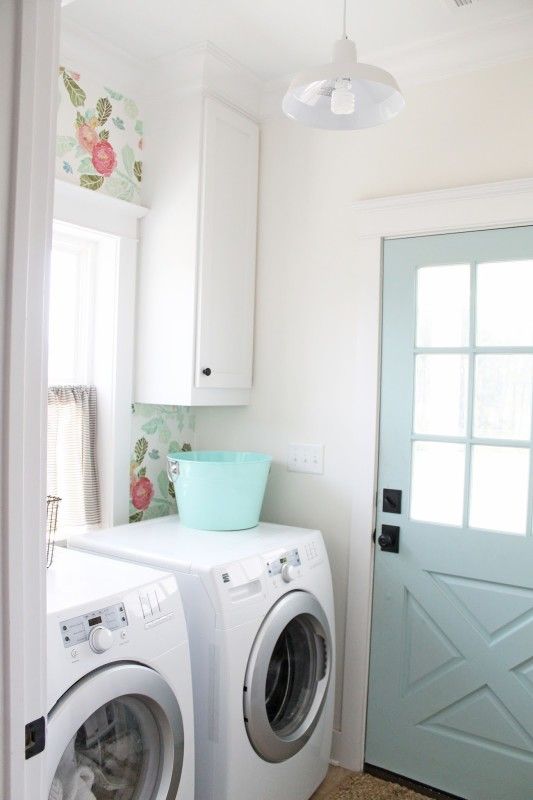 Floral Laundry Room