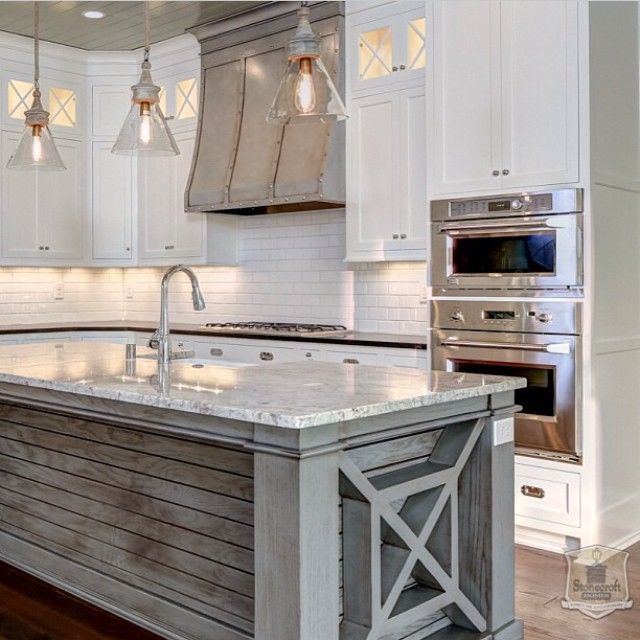 White and Aqua Kitchen Love by StoneCroft Homes 