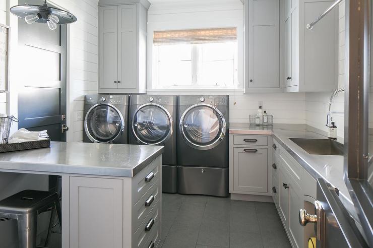 Stainless Steel Laundry Room