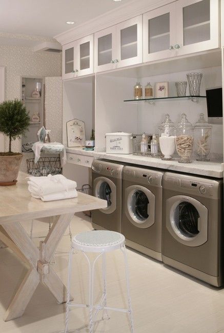 Cute Storage Laundry Room