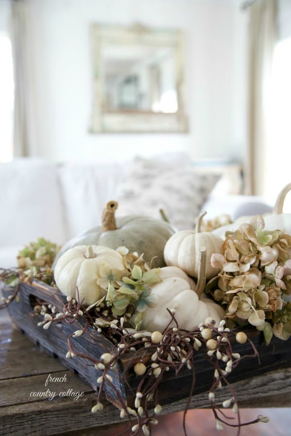 Autumn Vignette, Pumpkin Decorating Ideas 