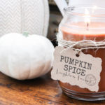 My favorite Fall candle ONLY $5 and free label printable