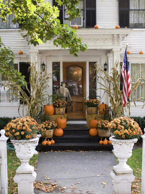 Fall Front Porches - House of Hargrove