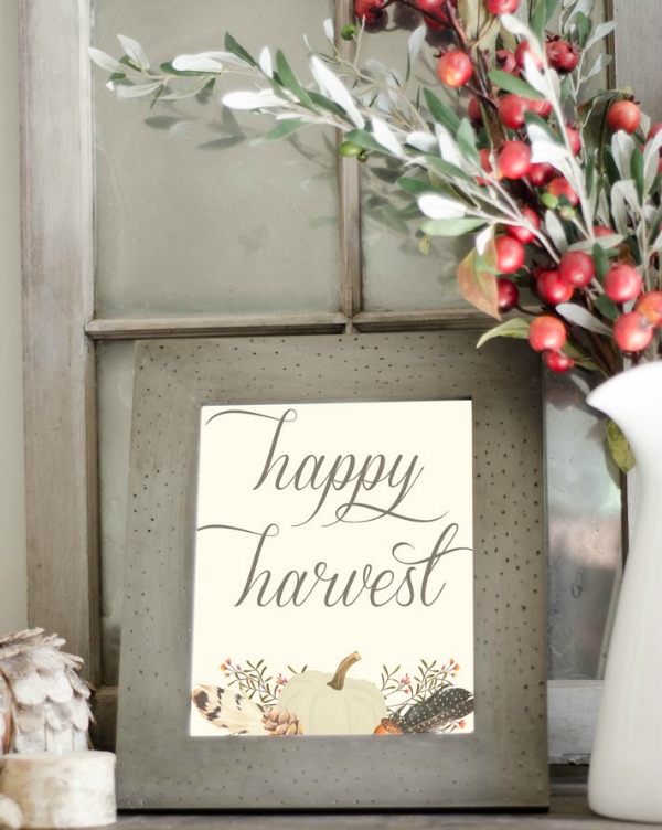 Nina Hendrick Happy Harvest, Fall Printables 