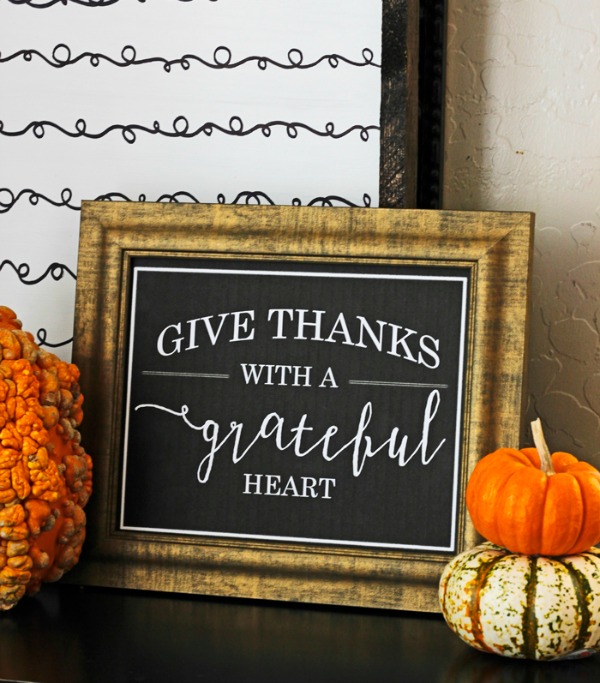 Give Thanks The Diary of Daves Wife, Fall Printables 