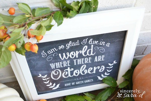 Unexpected Elegance World with Octobers, Fall Printables 