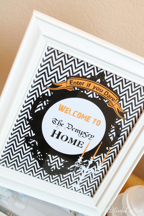 A Blissful Nest, Halloween Printables 