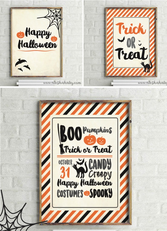 Alesha Haley, Halloween Printables 