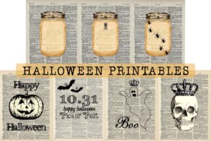Mason Jar Halloween Printables - House of Hargrove