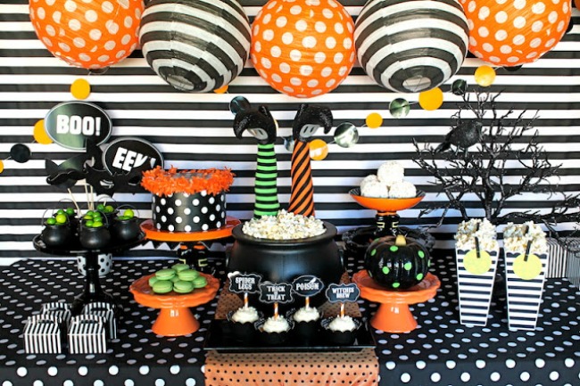 Witches Soiree by Giggles Galore, Halloween Tablescapes and Party Ideas 