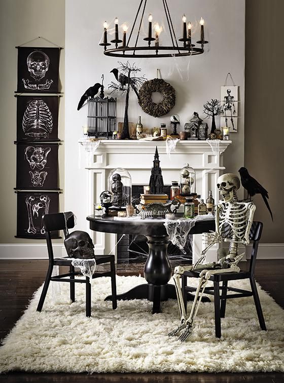 via Pinterest. Halloween Decor Ideas 