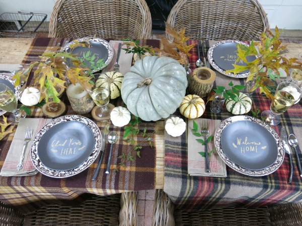 Holly Mathis Interiors, Thanksgiving Tablescapes via House of Hargrove