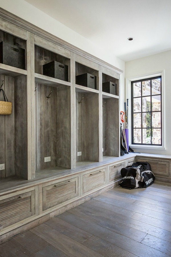 Home Adore, Farmhouse Mudrooms via House of Hargrove