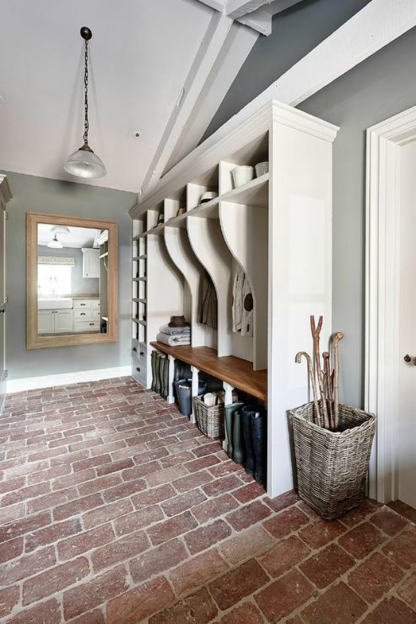 via Decor Pad, Farmhouse Mudrooms via House of Hargrove