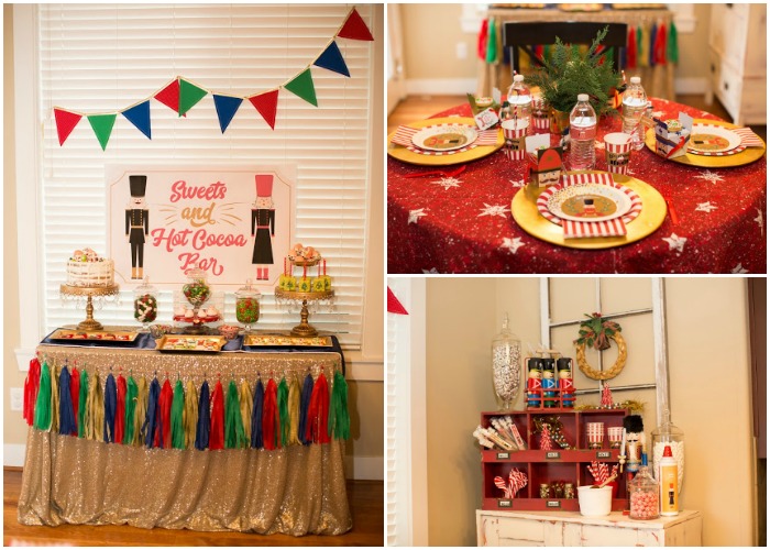 Nutcracker Party, Christmas Tablescapes / Party Ideas via House of Hargrove