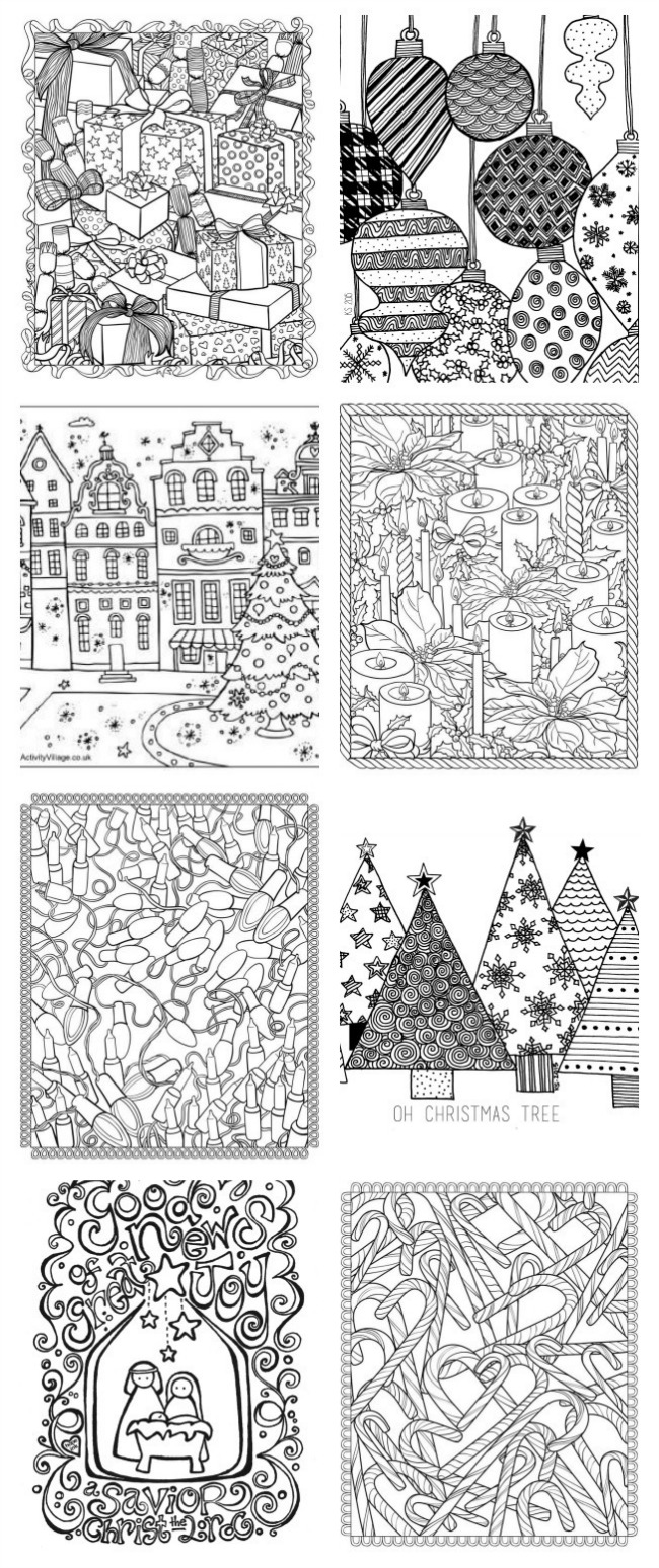 Christmas Coloring Pages, Christmas Printables via House of Hargrove