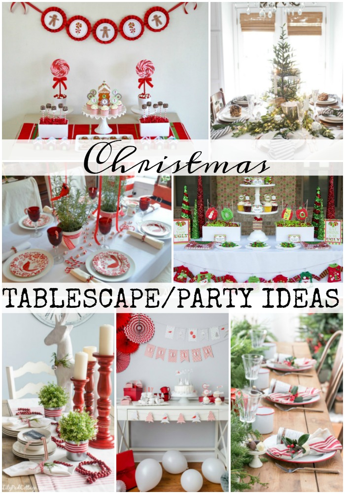 Christmas Tablescapes / Party Ideas - House of Hargrove