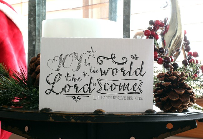 Joy to the World, Christmas Printables via House of Hargrove