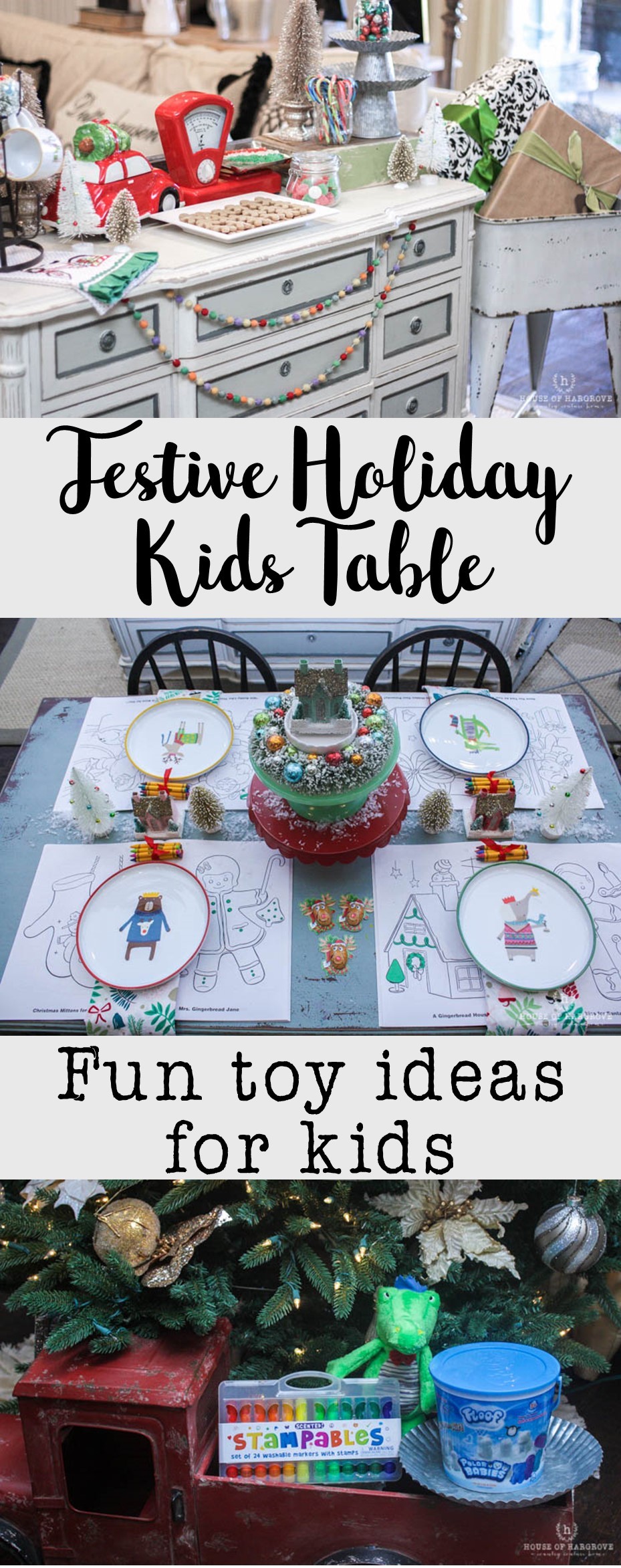 Farm to Family-Holiday Kids table and fun Toys! - House of Hargrove