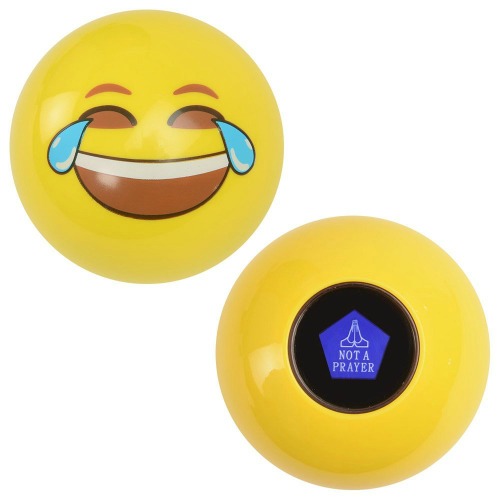 Mystic Emoji Ball, White Elephant Gift Ideas via House of Hargrove