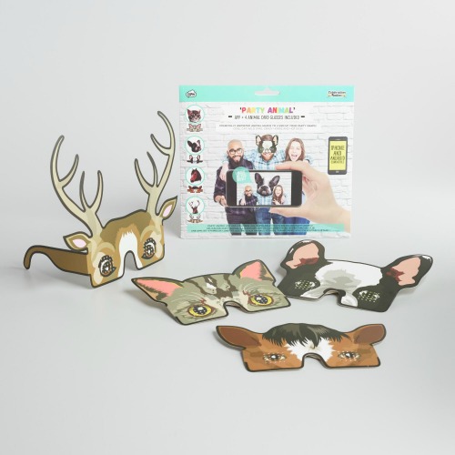 Party Animal App and Glasses, White Elephant Gift Exchange via House of Hargrove