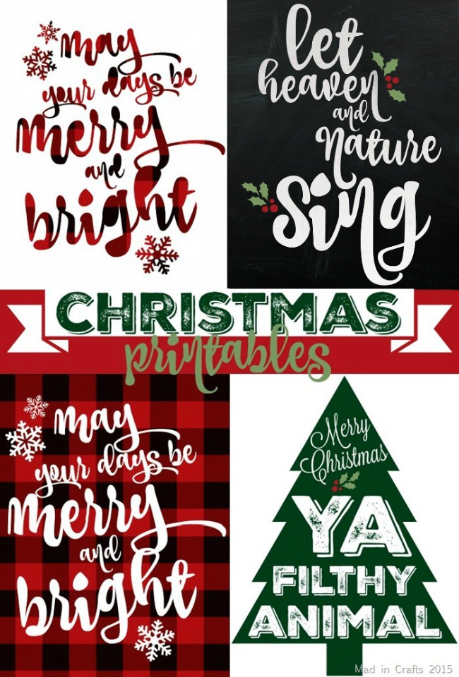 65+ Free Christmas Printables - House of Hargrove