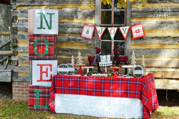 Sweater Weather Cookie Exchange, Christmas Tablescapes / Party Ideas