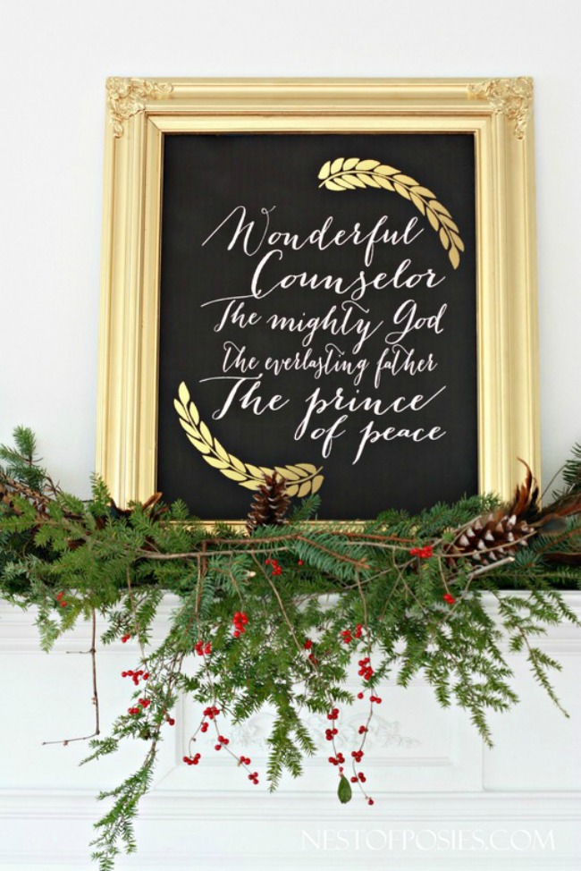 The Names of Jesus, Christmas Printables via House of Hargrove