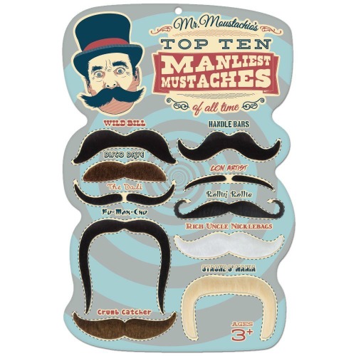 Top Ten Manliest Mustaches, White Elephant Gift Ideas via House of Hargrove