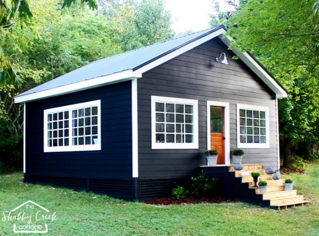 The Shabby Creek Cottage, She Sheds via House of Hargrove