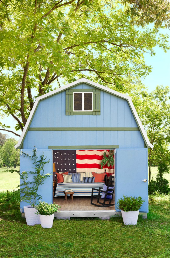 via Country Living, Shed Sheds via House of Hargrove