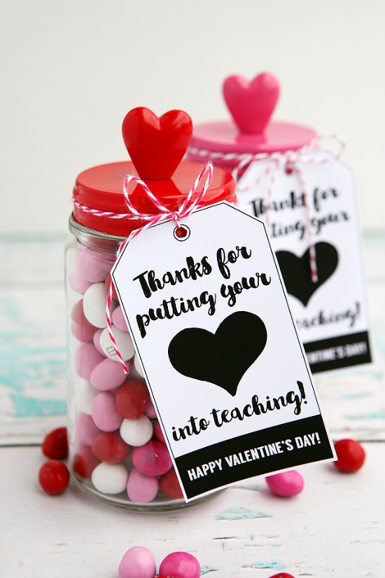 Valentine Teacher Gift by eighteen25, 40 Valentines Day Ideas via House of Hargrove