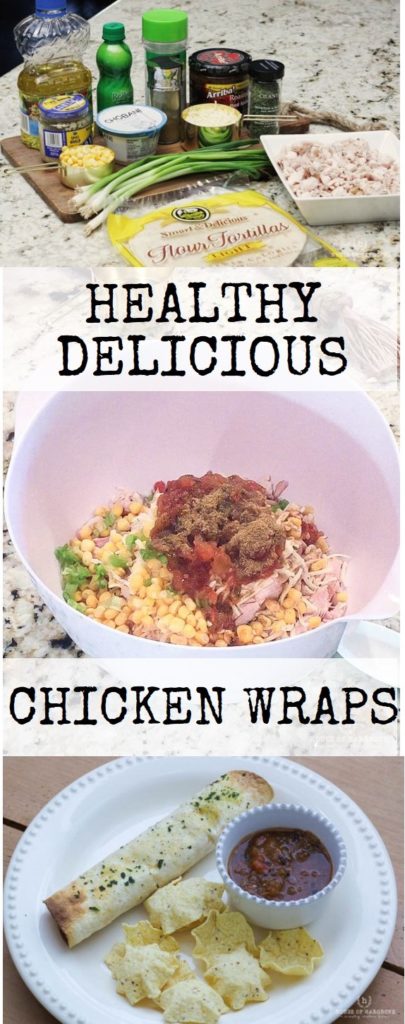 Healthy delicious Chicken Wraps