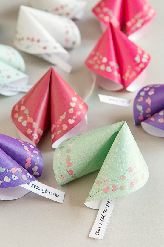 Ever Mine Fortune Cookies Printables, 40 Valentines Day Ideas via House of Hargrove