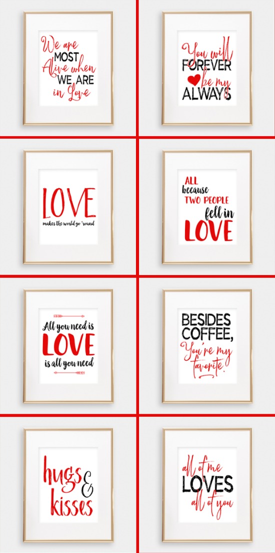 i should be mopping the floor printables, 40 Valentines Day Ideas via House of hargrove