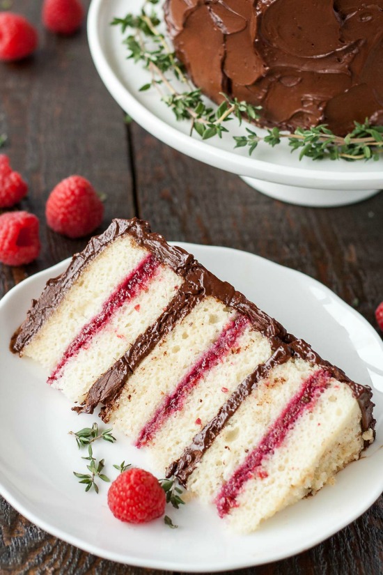 Liv for Cake Chocolate Raspberry Layered Cake, 40 Valentines Day Ideas via House of Hargrove