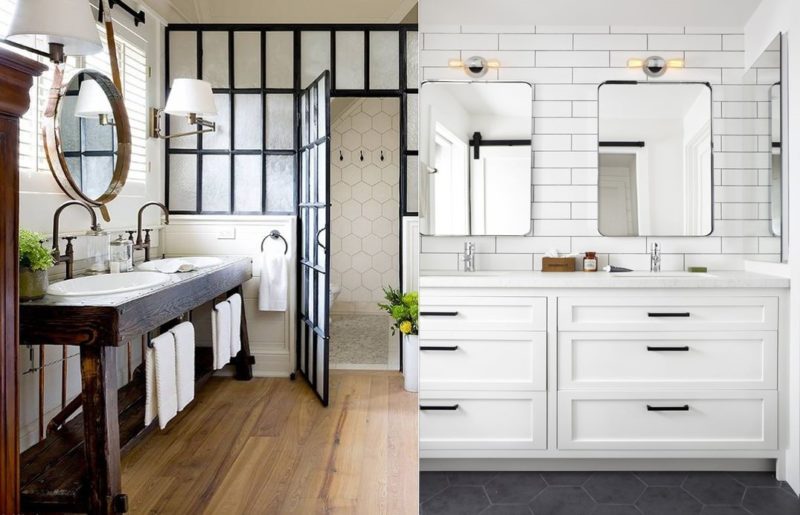 Modern Farmhouse Bathrooms - House of Hargrove