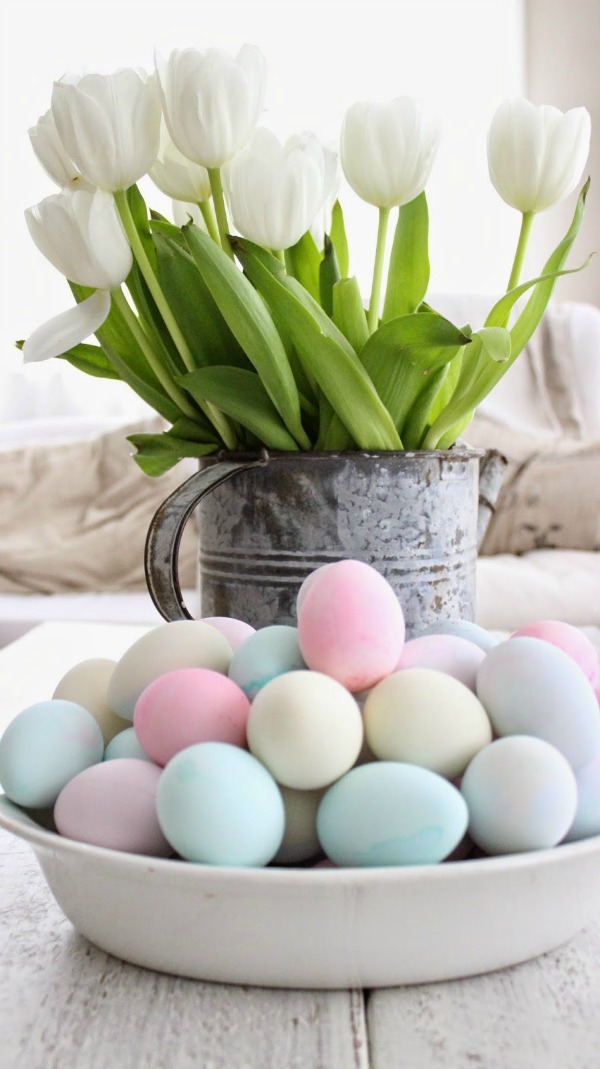 My Rustic Farmhouse, Easter Decor Inspiration via House of Hargrove