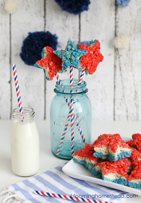 Blooming Homestead, Come check out our red white blue inspiration post!