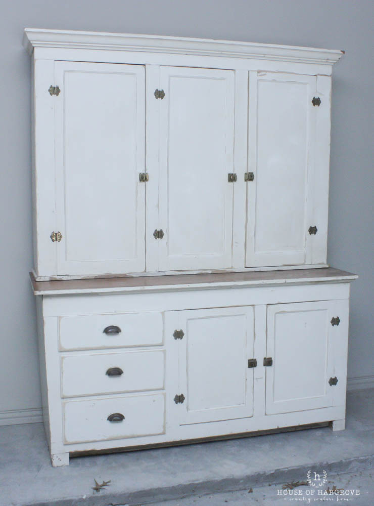 Furniture Finds Antique Farmhouse Step Back Cabinet