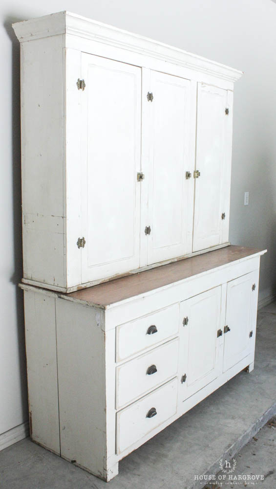 Furniture Finds Antique Farmhouse Step Back Cabinet