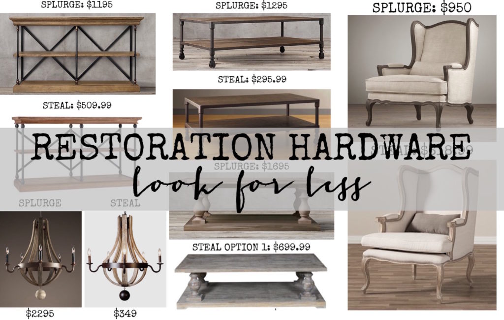 restoration hardware: the look for less - house of hargrove