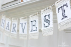 Harvest Banner Free Printable- Cute Fall Decor DIY